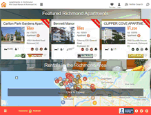 Tablet Screenshot of apartments-in-richmond.com